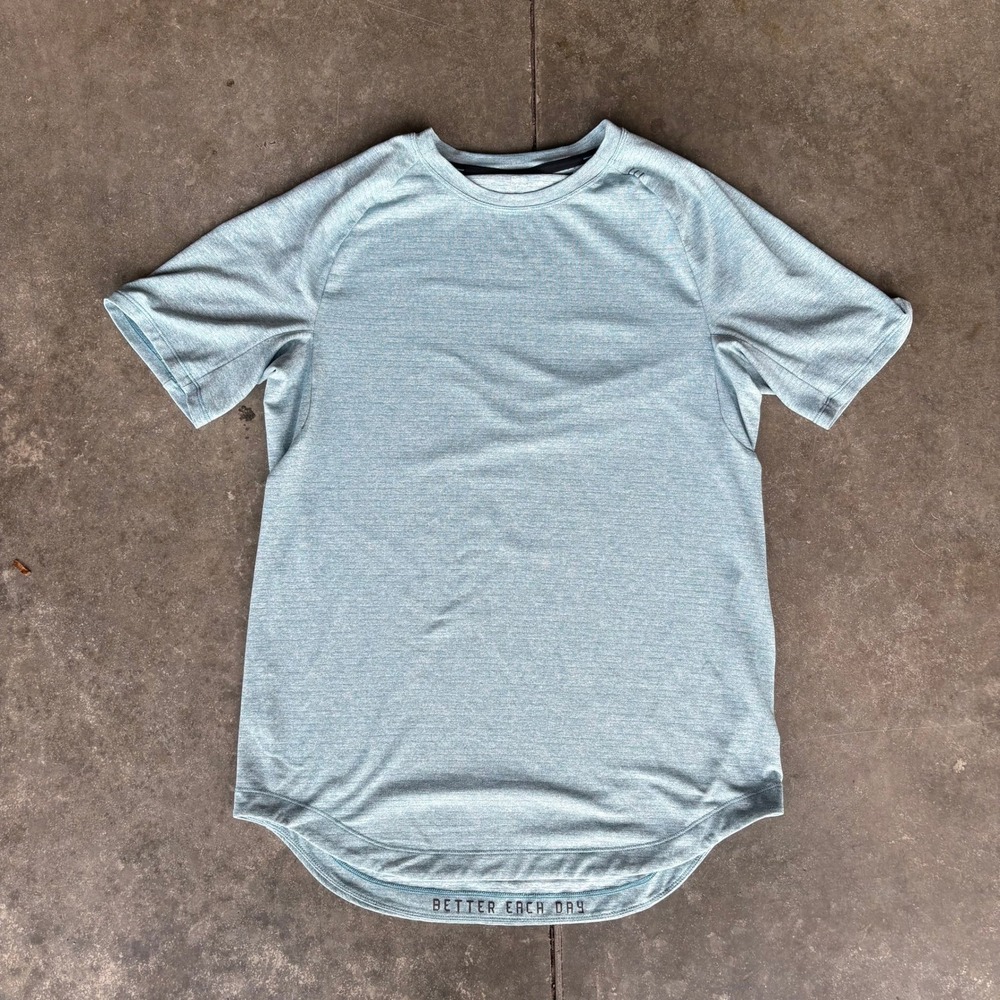 Lululemon Drysense Training Short Sleeve Shirt Men's Small Deep Cove Workout Gym